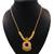 Gold plated fancy necklace  of south indian theam