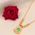 Gold plated fancy necklace  of south indian theam