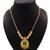 Gold plated fancy necklace  of south indian theam