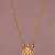 Gold plated fancy necklace  of south indian theam