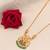 Gold plated fancy necklace  of south indian theam