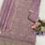 Light purple vichitra silk semi stitched wedding suits