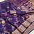 Dark Purple Color zari weaving Work Silk Saree