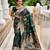 Green Color zari weaving Work Silk Saree
