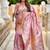 Lavender Color zari weaving Work Silk Saree