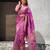 Magenta Color zari weaving Work Silk Saree