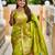 Parrot Green Color zari weaving Work Silk Saree