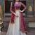 Sparkling Magenta Zari Work Silk Engagement Wear Lehenga Choli