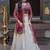 Sparkling Magenta Zari Work Silk Engagement Wear Lehenga Choli