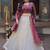 Sparkling Magenta Zari Work Silk Engagement Wear Lehenga Choli