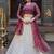 Sparkling Magenta Zari Work Silk Engagement Wear Lehenga Choli