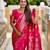 Pink Color zari weaving Work Silk Saree