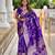Purple Color zari weaving Work Silk Saree