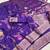 Purple Color zari weaving Work Silk Saree