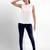 Navyblue super combed cotton elastane stretch churidar length leggings with ultrasoft waistband