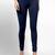 Navyblue super combed cotton elastane stretch churidar length leggings with ultrasoft waistband