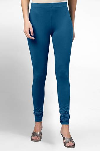 Morpeach super combed cotton elastane stretch churidar length leggings with ultrasoft waistband