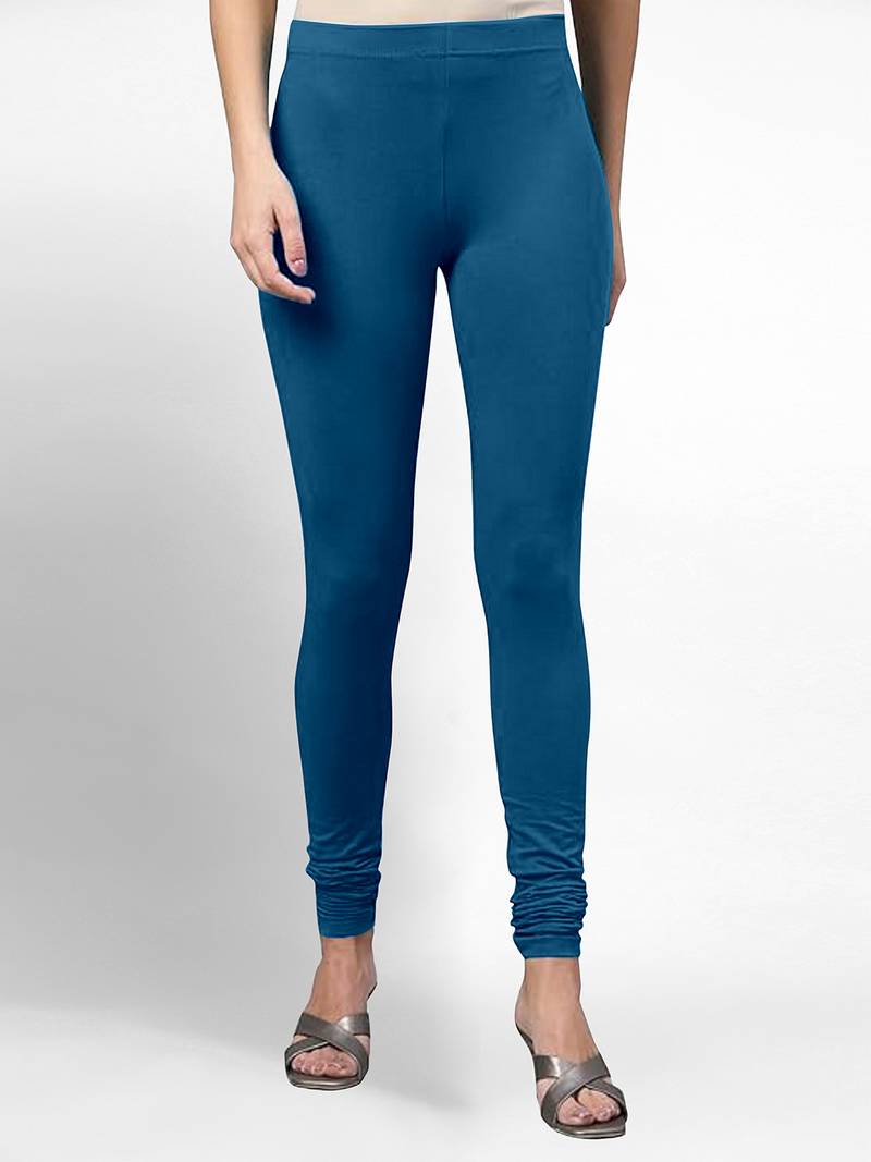 Morpeach super combed cotton elastane stretch churidar length leggings with ultrasoft waistband