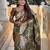 Mehndi Green Color  zari weaving Work  silk saree