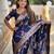 Neavy Blue Color  zari weaving Work  silk saree