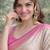 Off white pink soft kanjivaram silk banarasi jacuard work designer party wear saree with unstitched blouse piece