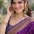 Wine soft silk banarasi jacuard work designer party wear saree with unstitched blouse piece