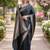 Blue soft silk banarasi jacuard work designer party wear saree with unstitched blouse piece