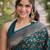 Rama soft silk banarasi jacuard work designer party wear saree with unstitched blouse piece