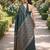 Rama soft silk banarasi jacuard work designer party wear saree with unstitched blouse piece