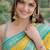 Yellow soft silk banarasi jacuard work designer party wear saree with unstitched blouse piece