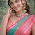 Rama soft silk banarasi jacuard work designer party wear saree with unstitched blouse piece