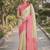 Cream soft silk banarasi jacuard work designer party wear saree with unstitched blouse piece