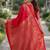 Pink soft silk banarasi jacuard work designer party wear saree with unstitched blouse piece