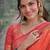 Orange soft silk banarasi jacuard work designer party wear saree with unstitched blouse piece