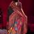 Black modal pashmina handloom zari weaving saree with blouse