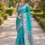 Rama soft silk banarasi jacuard work designer party wear saree with unstitched blouse piece