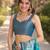 Rama soft silk banarasi jacuard work designer party wear saree with unstitched blouse piece