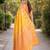 Yellow soft silk banarasi jacuard work designer party wear saree with unstitched blouse piece