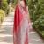Pink soft silk banarasi jacuard work designer party wear saree with unstitched blouse piece