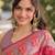 Pink soft silk banarasi jacuard work designer party wear saree with unstitched blouse piece