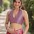 Pink soft silk banarasi jacuard work designer party wear saree with unstitched blouse piece