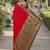 Red soft silk banarasi jacuard work designer party wear saree with unstitched blouse piece