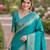 Rama soft silk banarasi jacuard work designer party wear saree with unstitched blouse piece