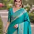 Rama soft silk banarasi jacuard work designer party wear saree with unstitched blouse piece