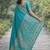 Rama soft silk banarasi jacuard work designer party wear saree with unstitched blouse piece