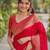 Pink soft silk banarasi jacuard work designer party wear saree with unstitched blouse piece