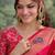 Pink soft silk banarasi jacuard work designer party wear saree with unstitched blouse piece