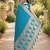 Rama soft silk banarasi jacuard work designer party wear saree with unstitched blouse piece