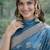 Rama soft silk banarasi jacuard work designer party wear saree with unstitched blouse piece