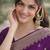 Wine soft silk banarasi jacuard work designer party wear saree with unstitched blouse piece